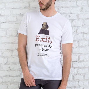 T-shirt Shakespeare Citation Funny Literary Graduation