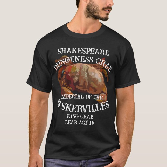 T-shirt Shakespeare Crab Lear Dungeness Imperial (Devant)