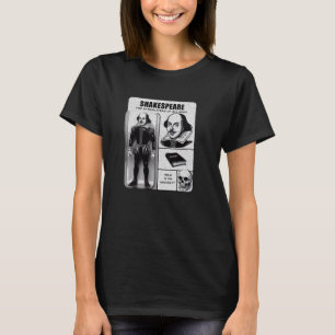T-shirt Shakespeare en détresse Bardolater Action Figure H