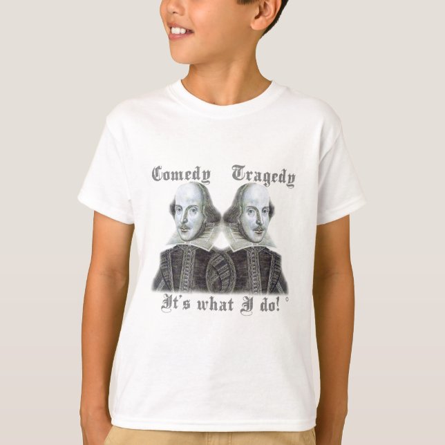 T-shirt Shakespeare - est il ce que je fais ! (Devant)