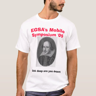 T-shirt shakespeare, le mobile d'EGSA, colloque '05, Drin…