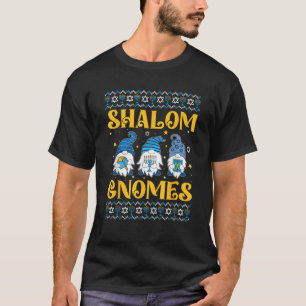T-shirt Shalom Gnomes Funny Hanoukka laide pull pour Jewi