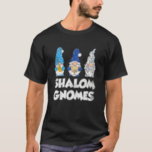 T-shirt Shalom Gnomes Hanoukka juive Pyjamas Chanukah 202