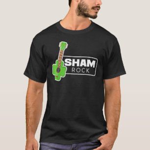 T-shirt Sham Rock Guitare Funny St Patrick S Day Guitarist