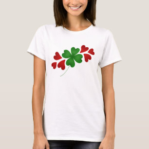 T-shirt Shamrock avec la mode romantique mignonne de