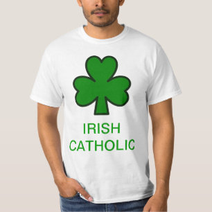 T-SHIRT SHAMROCK CATHOLIQUE IRLANDAIS