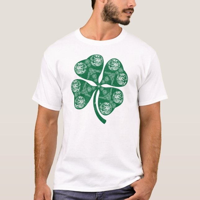 T-shirt Shamrock chanceux (Devant)