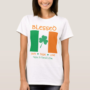 T-shirt Shamrock d'amour de la Saint-Patrick FEMME BÉNÉFIC