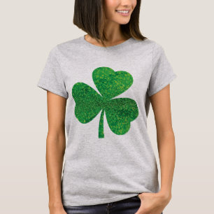 T-shirt Shamrock de la Parties scintillant de la Saint-Pat