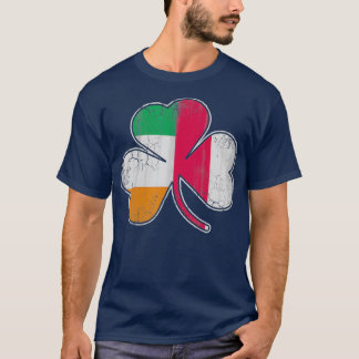 T-shirt Shamrock du drapeau irlandais polonais