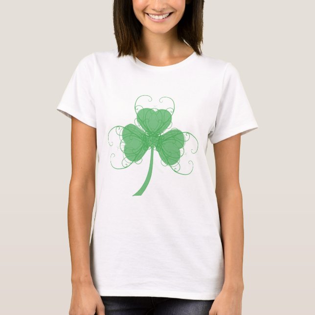 T-shirt Shamrock élégant (Devant)