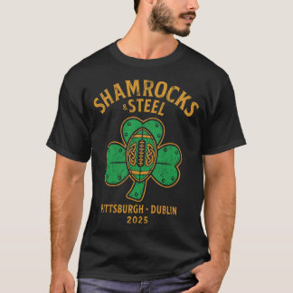 T-shirt Shamrock et acier : Pittsburgh x Dublin 2025