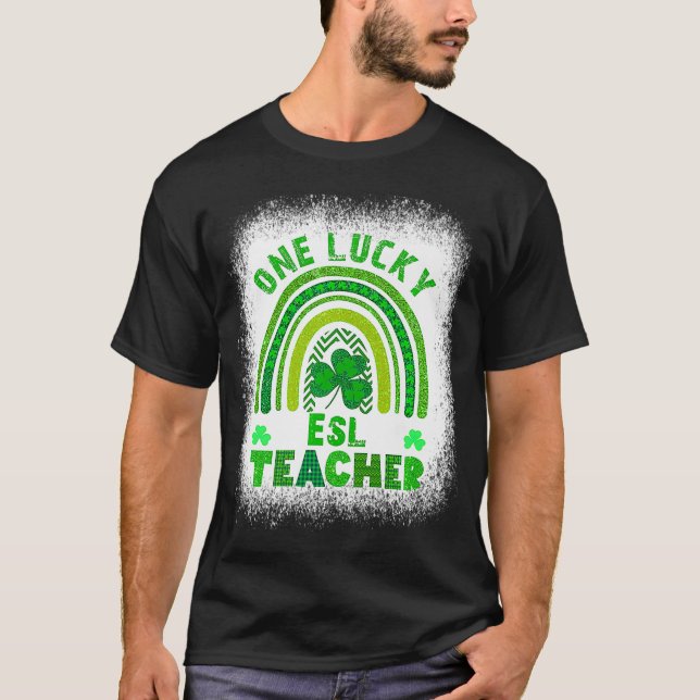 T-shirt Shamrock féminin Un Jour de la Saint Patrick d'ens (Devant)