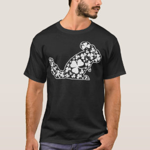 T-shirt Shamrock irlandais Clovers Chinchilla Saint Patric