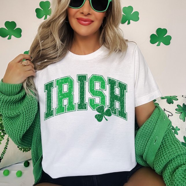 T-shirt Shamrock irlandais Retro St Patrick's Day (Irish Shamrock Retro St Patrick's Day T-Shirt)