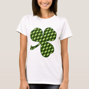 T-shirt Shamrock Jacquard vert