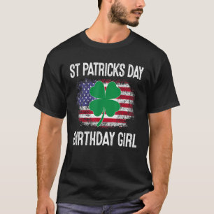 T-shirt Shamrock Jour de la Saint Patrick Anniversaire Fil