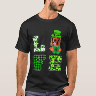 T-shirt Shamrock Jour de la Saint Patrick Cocker Spaniel M