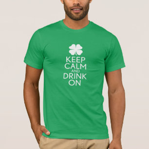 T-shirt shamrock Jour de la Saint Patrick - Gardez Un Bois