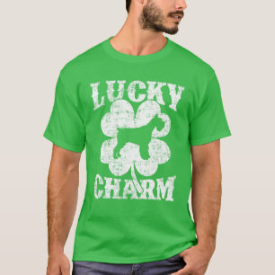 T-shirt Shamrock Lucky Charm Giant Schnauzer Chien St Patr