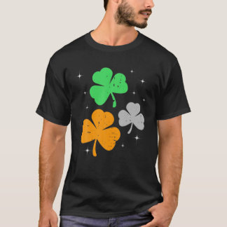 T-shirt Shamrock Lucky Green Clover St Patrick's Day Irela