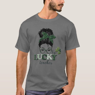 T-shirt Shamrock One Lucky Teacher Jour de la Saint Patric
