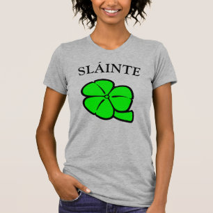 T-shirt Shamrock vert Saint Patrick's Day Floral Art