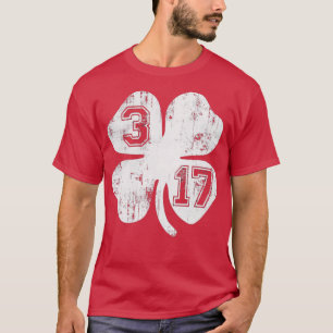 T-shirt Shamrock vintage 317 Jours de la Saint Patrick