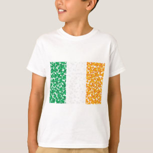 T-shirt Shamrocks dans un drapeau