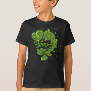 T-shirt Shamrocks verts   Coeurs étincelants ShainteT-Shir