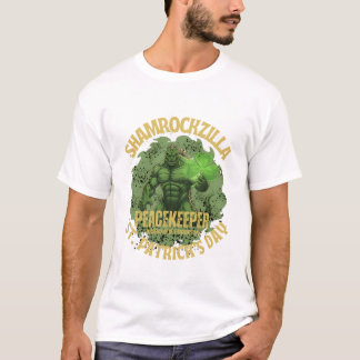 T-shirt Shamrockzilla Peacekeeper: St. Patrick’s Day Kaiju