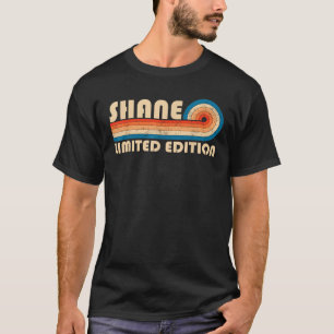 T-shirt SHANE Nom de famille Rétro Vintage 80s 90s Anniver