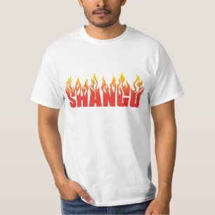 T-shirt Shango name and flames 02