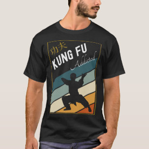 T-shirt Shaolin Kung Fu Tai Chi Exercice de combat Kungfu