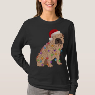 T-shirt Shar Pei Feux de Noël Amoureux des chiens de Noël