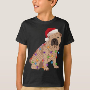 T-shirt Shar Pei Feux de Noël Amoureux des chiens de Noël