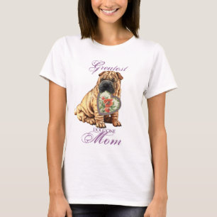 T-shirt Shar Pei Heart Mom