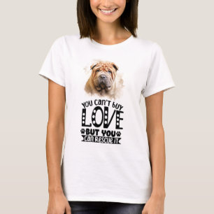 T-shirt Shar-Pei Secourir l'amour