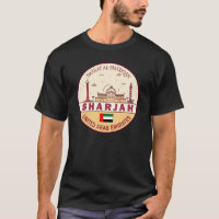 Sharjah Émirats arabes unis Emblem Skyline de la v