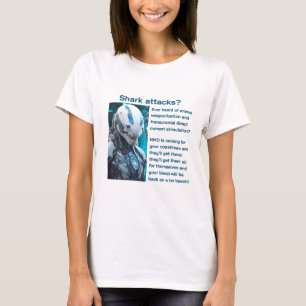 T-shirt Shark Attacks (lumière v2)