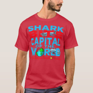 T-shirt Shark Bite Capital In The World New Smyrna Daytona