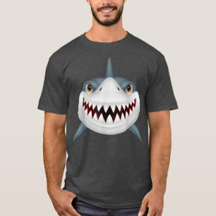 T-shirt Shark Bite Gear Teeth Smile Funny 