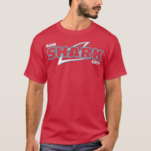 T-shirt Shark City, San Jose Savages, San Jo, 408, Sj San