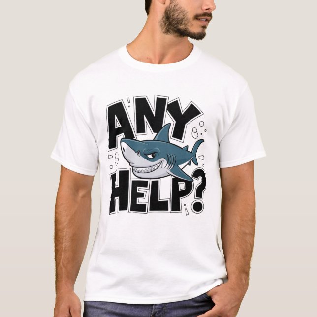 T-shirt Shark design (Devant)
