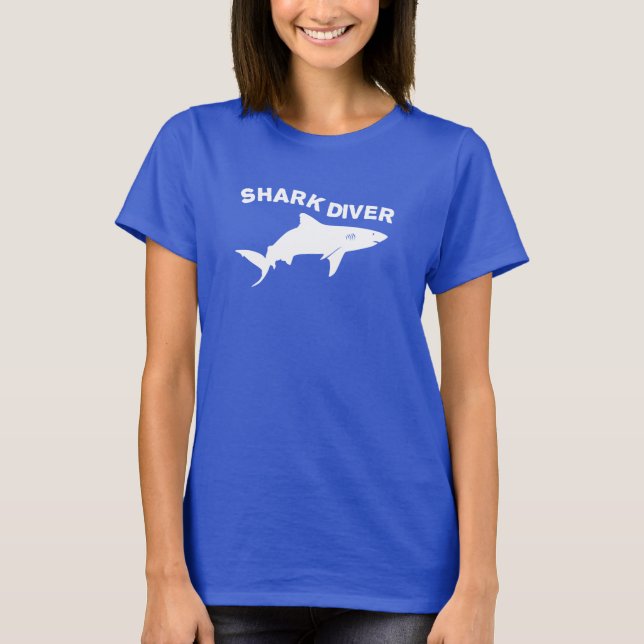 T-shirt Shark Diver (Devant)
