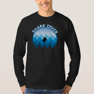 T-shirt Shark Diver