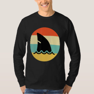 T-shirt Shark Fin style rétro requin