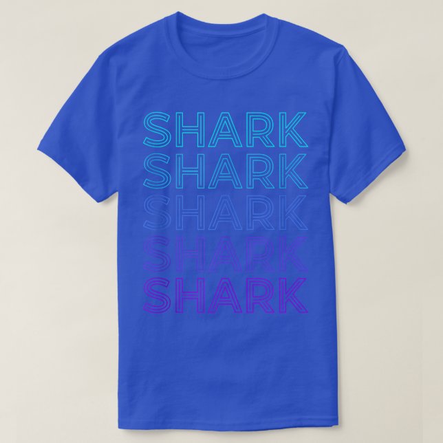 T-shirt Shark Retro (Design devant)