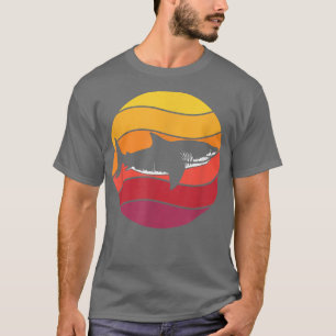 T-shirt Shark Retro Style Vintage 767