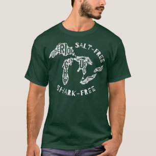 T-shirt Shark sans sel Gratuit Grands Lacs Premium